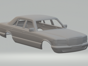 MERCEDES-BENZ S-CLASS MK2 1979 3D-printmodel
