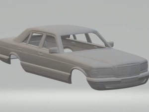 MERCEDES-BENZ S-CLASS MK2 1979 г. 3D Принт Модель
