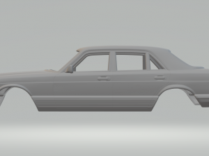 MERCEDES-BENZ S-CLASS MK2 1979 3D प्रिंट मॉडल