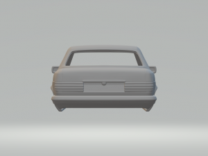 MERCEDES-BENZ S-CLASS MK2 1979 3D प्रिंट मॉडल