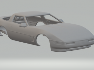 Chevrolet corvette 1996 3D Print Model