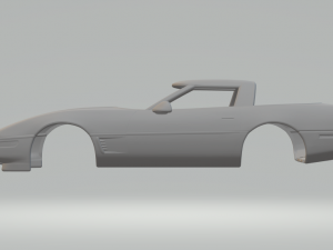 Chevrolet corvette 1996 3D Print Model