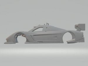 Corvette daytona 3D-printmodel
