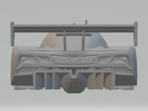 Corvette daytona 3D-printmodel