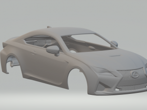 Lexus rc f 2015 3D Print Model
