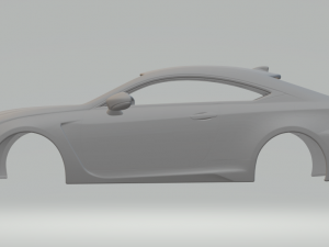 Lexus rc f 2015 Modello di stampa 3D
