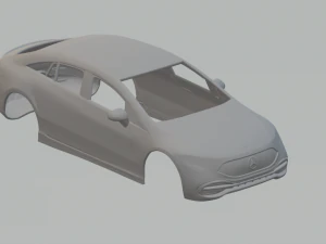 Mercedes Benz EQS Modelo de Impressão 3D