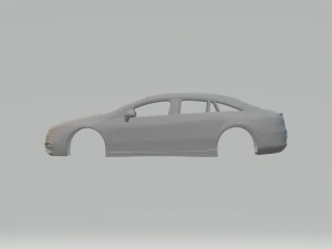 Mercedes Benz EQS 3D Print Model