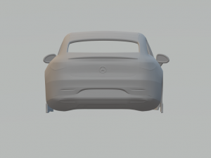 Mercedes Benz EQS Modèles 3D en vedette