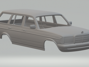 Mercedes-Benz E-class W123 estate 1975 3D Print Model