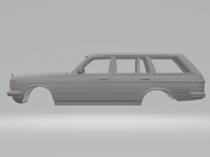 Mercedes-Benz E-class W123 estate 1975 3D-printmodel