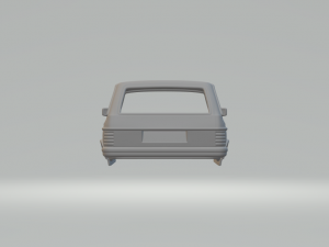 Mercedes-Benz E-class W123 estate 1975 3D-printmodel
