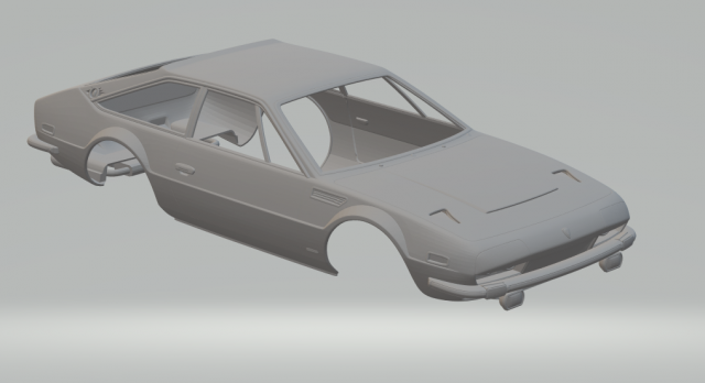Jarama 1976 3D 프린트 모델 .c4d .max .obj .3ds .fbx .stl .blend