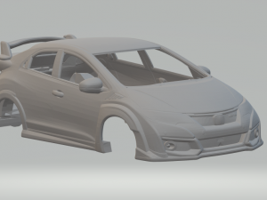 Honda civic si hatch 3D Print Model