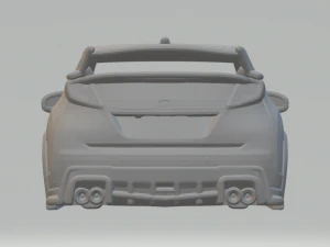 Honda civic si hatch 3D Print Model