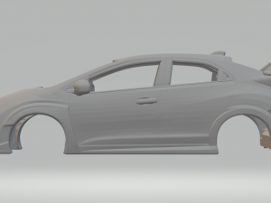Honda civic si hatch Modèles 3D en vedette