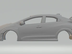 Honda civic si hatch 3D Print Model