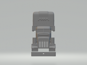 Peterbilt 379 cabin Modèles 3D en vedette