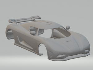 Koenigsegg Agera version 2 3D Print Model