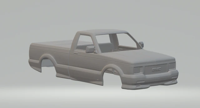 Gmc syclone 1991 3D Print Model .c4d .max .obj .3ds .fbx .stl .blend 