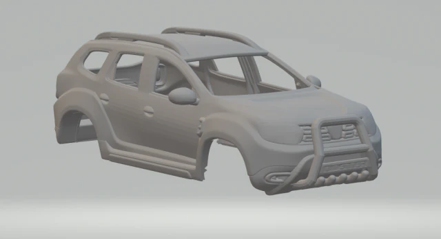 Renault duster 3D Print Model .c4d .max .obj .3ds .fbx .stl .blend