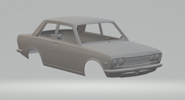 Datsun 510 Model do druku 3D .c4d .max .obj .3ds .fbx .stl .blend