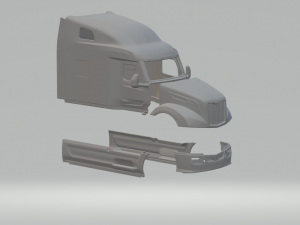 Peterbilt 579 cabin2022 3D Print Model