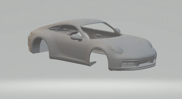 Porsche 911 carrera 2019 3D Print Model .c4d .max .obj .3ds .fbx .stl .blend