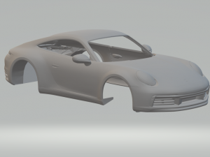 Porsche 911 carrera 2019 3Dプリントモデル