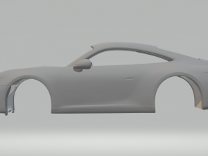 Porsche 911 carrera 2019 Modelo de Impressão 3D