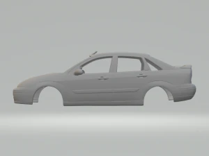 Focus sedan 3D Print Model