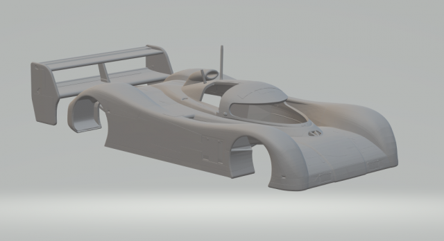 PEUGEOT 905 race car 3D 打印模型 .c4d .max .obj .3ds .fbx .stl .blend 