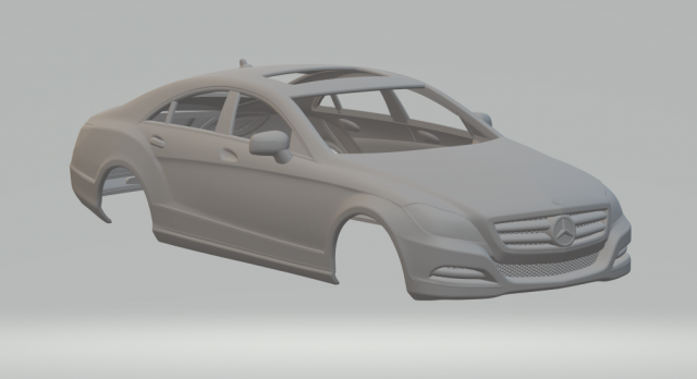 Mercedes benz cls Modelo de Impressão 3D .c4d .max .obj .3ds .fbx .stl .blend 