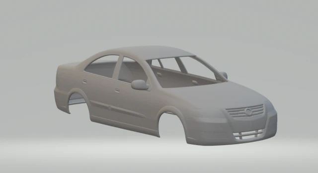 Nissan almira 3D Print Model .c4d .max .obj .3ds .fbx .stl .blend