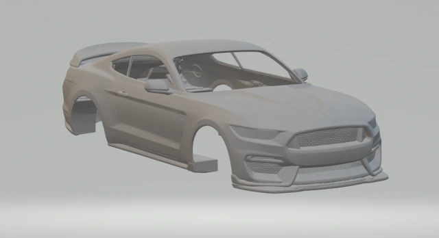 Shelby gt 350 2016 3D Print Model .c4d .max .obj .3ds .fbx .stl .blend 