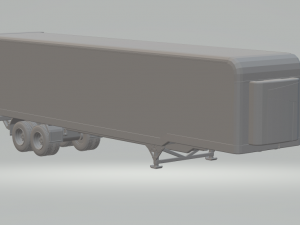 Trailer box Refrigerated 3Dプリントモデル