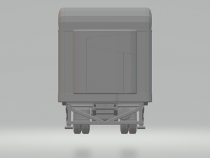 Trailer box Refrigerated Model Cetak 3D