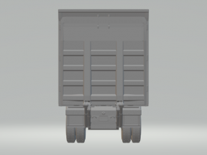 Trailer box Refrigerated Model Cetak 3D