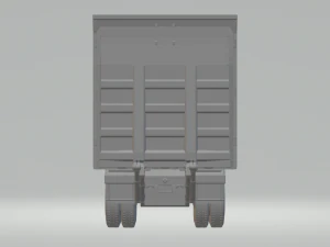 Trailer box Refrigerated 3D Print Model