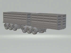 &Ccedil;ift r&ouml;morklu tahıl 3D Baskı Modeli