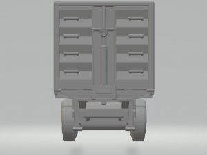 Double trailer grain 3D Принт Модель