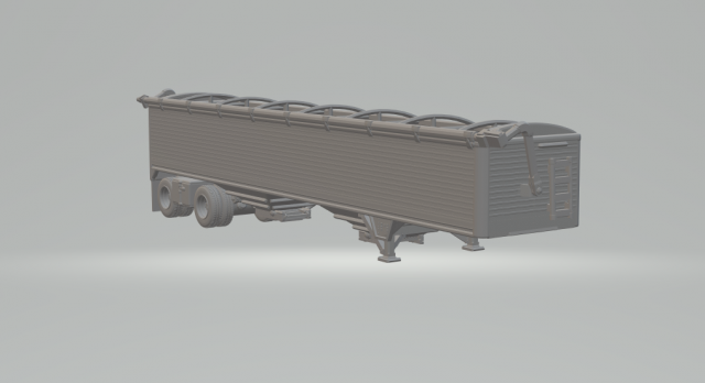 Trailer wilson 2axles grain Modelo de impresión 3D .c4d .max .obj .3ds .fbx .stl .blend 
