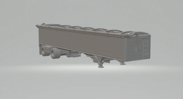 Trailer wilson 2axles grain 3D Print Model .c4d .max .obj .3ds .fbx .stl .blend