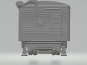 Trailer wilson 2axles grain 3D Print Model