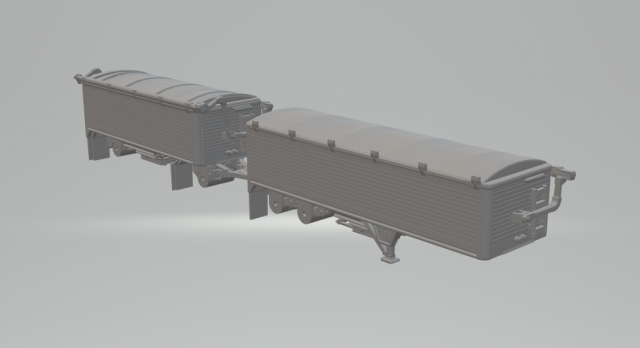Trailer wilson double grain v2 3D Принт Модель .c4d .max .obj .3ds .fbx .stl .blend