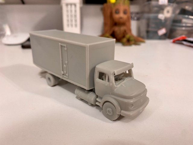 Mercedes benz 1113 kit 4x2 3D-printmodel .c4d .max .obj .3ds .fbx .stl .blend 