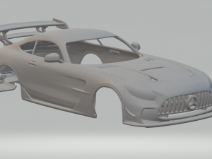 AMG GT Black Series 2021 3D प्रिंट मॉडल