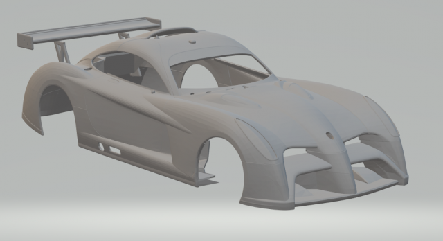 Panoz Esperante GTLM Modèles 3D en vedette .c4d .max .obj .3ds .fbx .stl .blend 