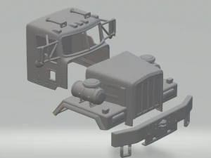 Салон Kenworth c500 3D Принт Модель
