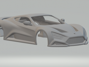 Zenvo ST1 2010 3D प्रिंट मॉडल